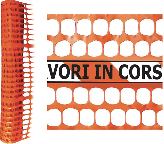 RETE CANTIERE ARANCIO TENAX
