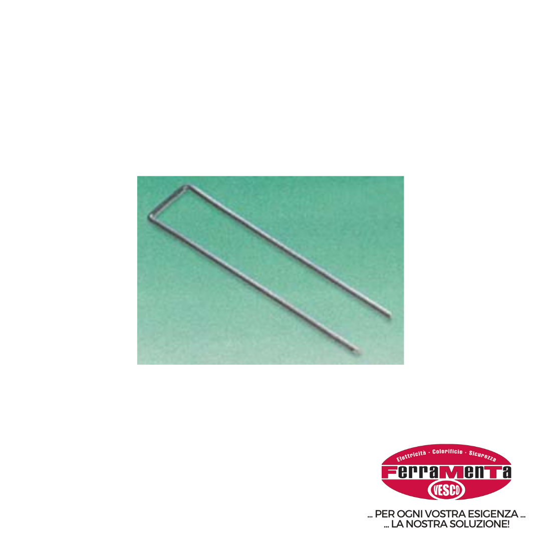 PICCHETTI AD U FISSAGGIO RETE/TELI