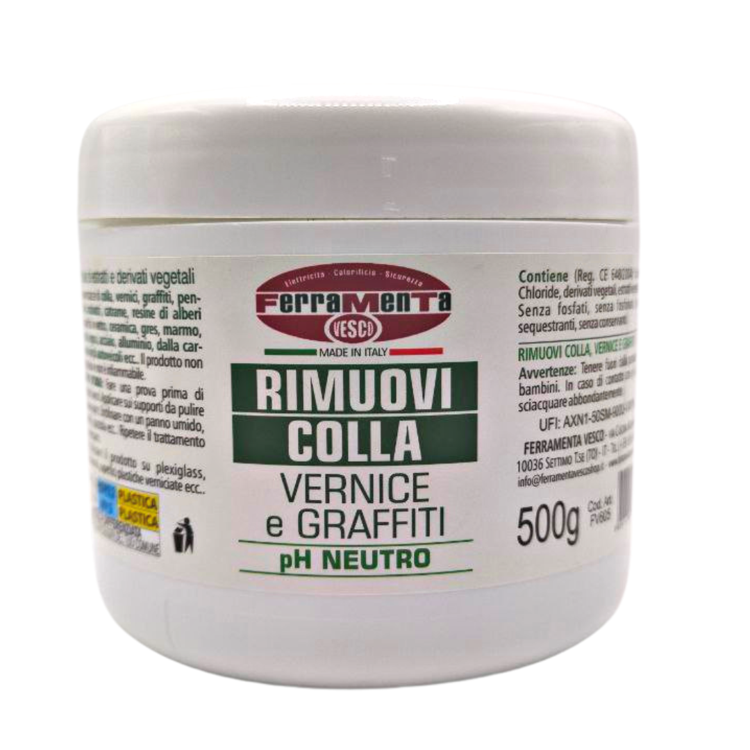 RIMUOVI COLLA (VERNICE E GRAFFITI)
