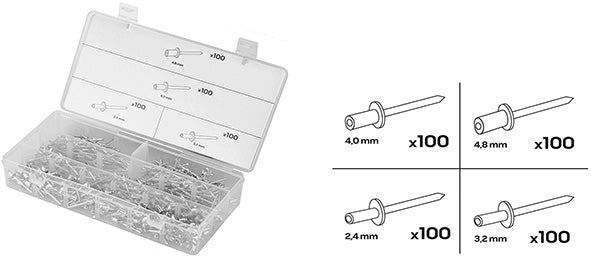 RIVETTI ALLUMINIO ASSORTIMENTO