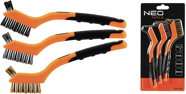 SPAZZOLE METALLICHE SERIE PZ.3 NEO TOOLS 39-100
