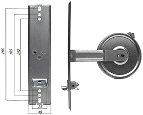 AVVOLGITORI TAPPARELLE CON 3 INTERASSI MT.8