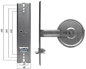 AVVOLGITORI TAPP. REGOLABILE CON 3 INTERASSI MT.12