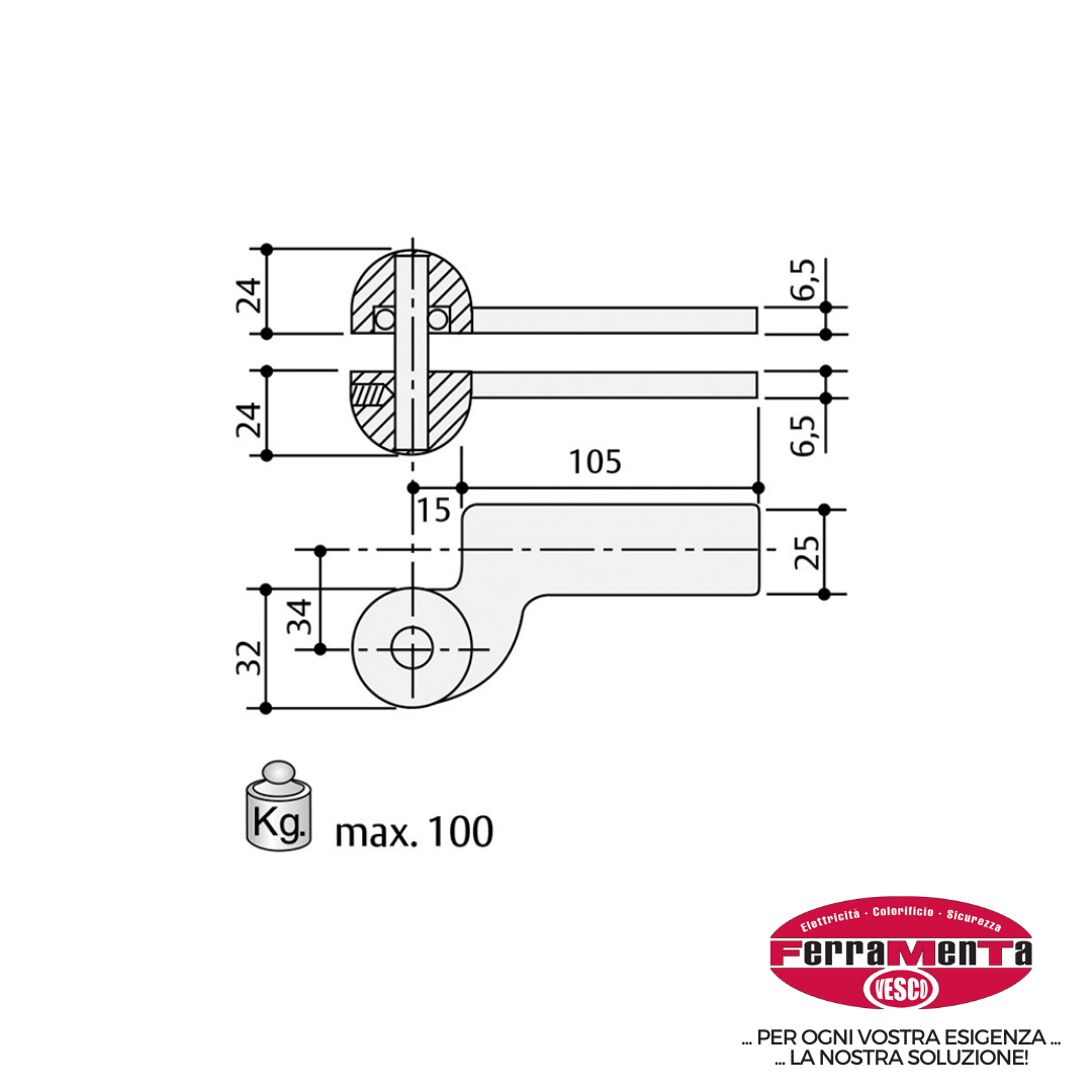 CHIUDIPORTA MAB ASSA ABLOY