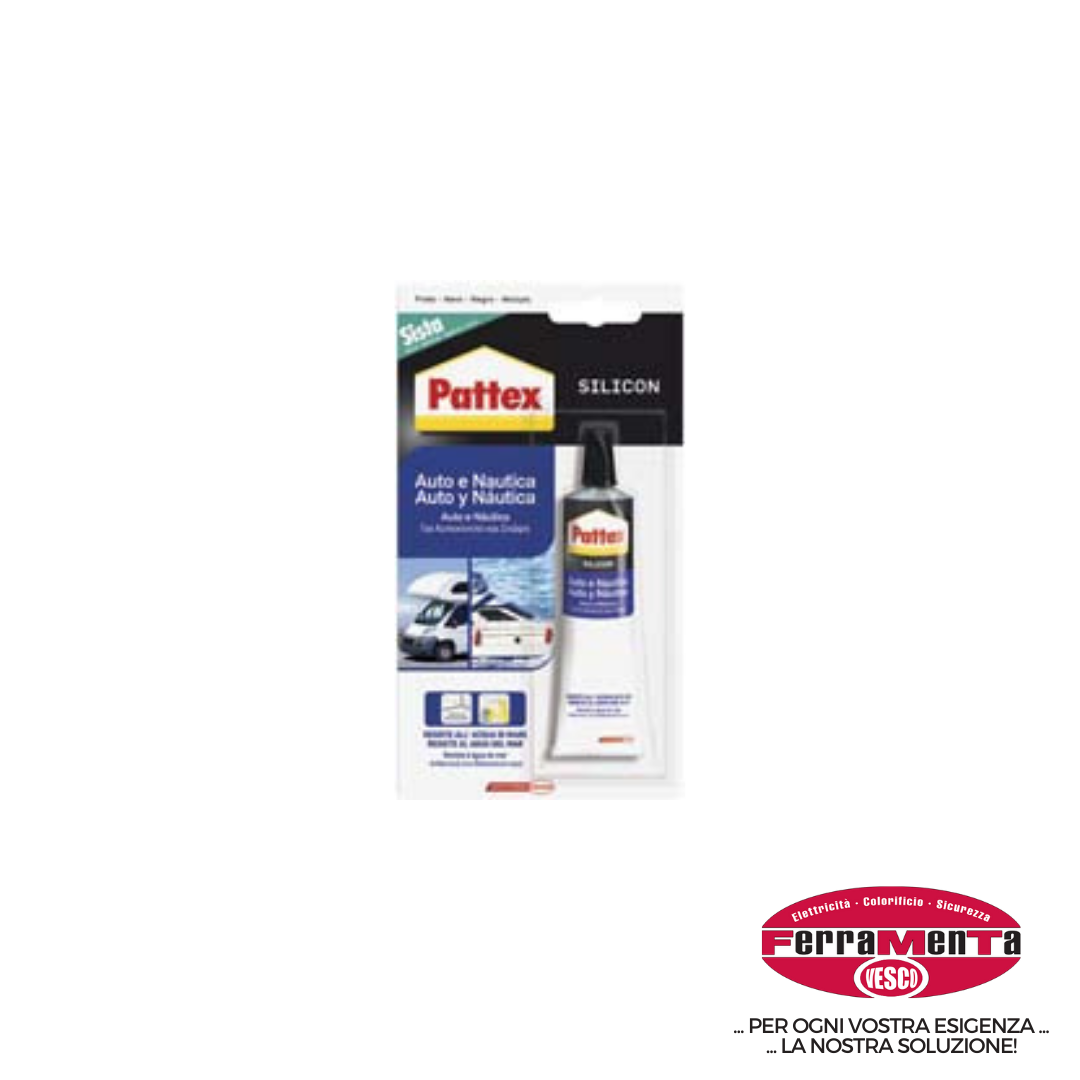 SILICONE PATTEX AUTO-NAUT.NERO ML50 (Cod.art. 55377)