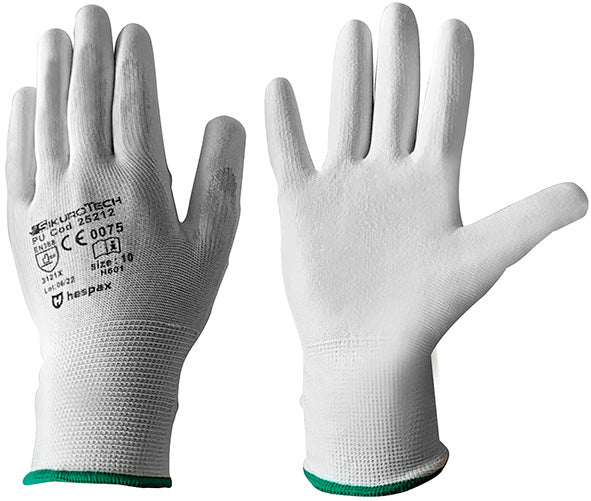 GUANTI NYLON SIKUROTECH PU WHITE 1025