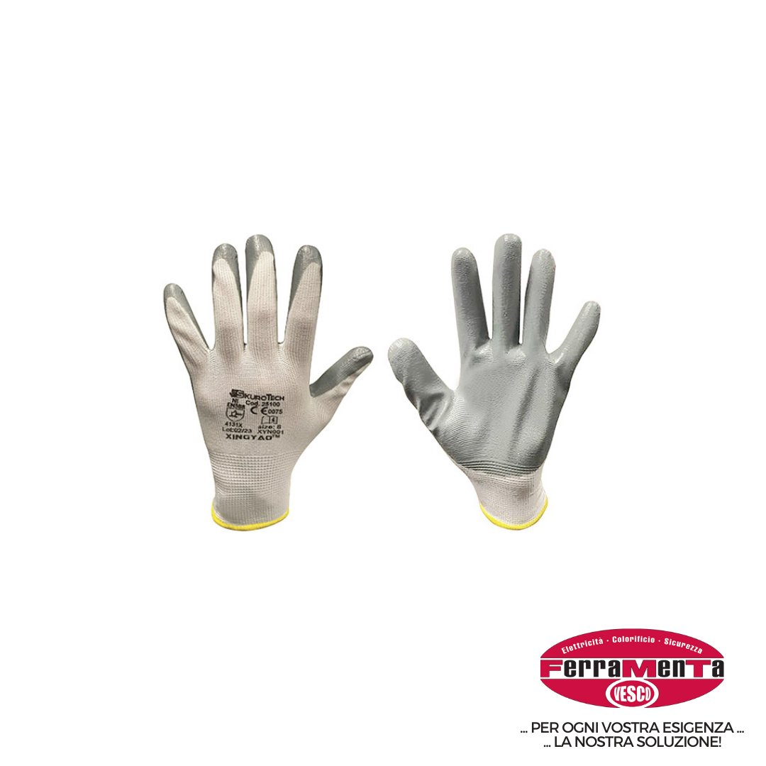 GUANTI AG NITRILE GREY F3417CH 7-S (Pezzi per confezione: 12) (Cod.art. 569783)