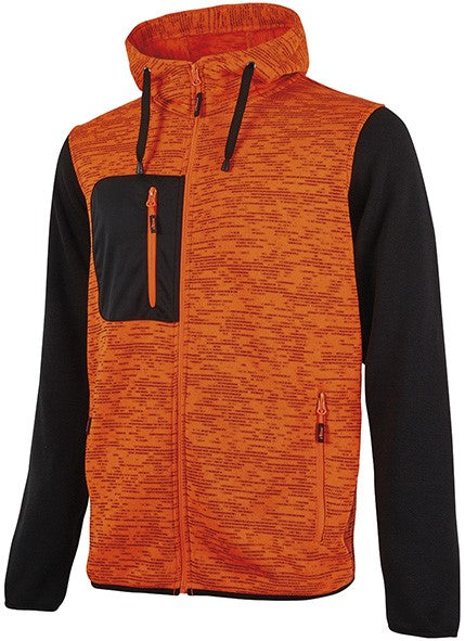 FELPA U-POWER MOD.RAINBOW ORANGE FLUO