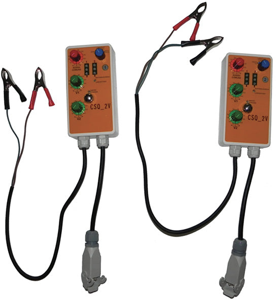COPPIA CENTRALINE SEMAFORICHE CANTIERE MOD.CSQ-2V