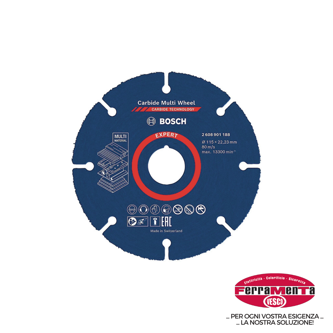DISCHI TAGLIO MULTICUT BOSCH 115 (Cod.art. 626355)