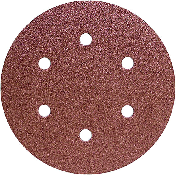 DISCHI ABRASIVI VELCRO IMPERIAL 6 FORI D.150 PZ.6
