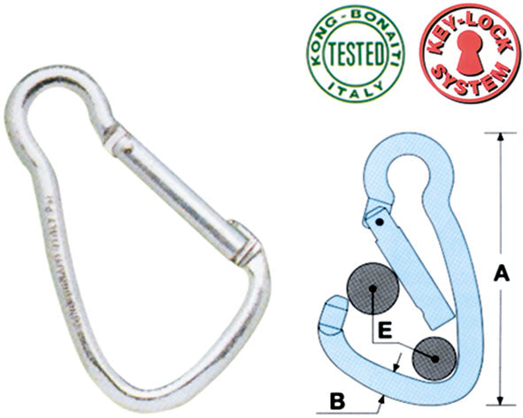 MOSCHETTONI ACCIAIO ZINCATO KONG ART.435