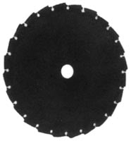 DISCHI DECESPUGLIATORI ACCIAIO N.24 DENTI PROFES.