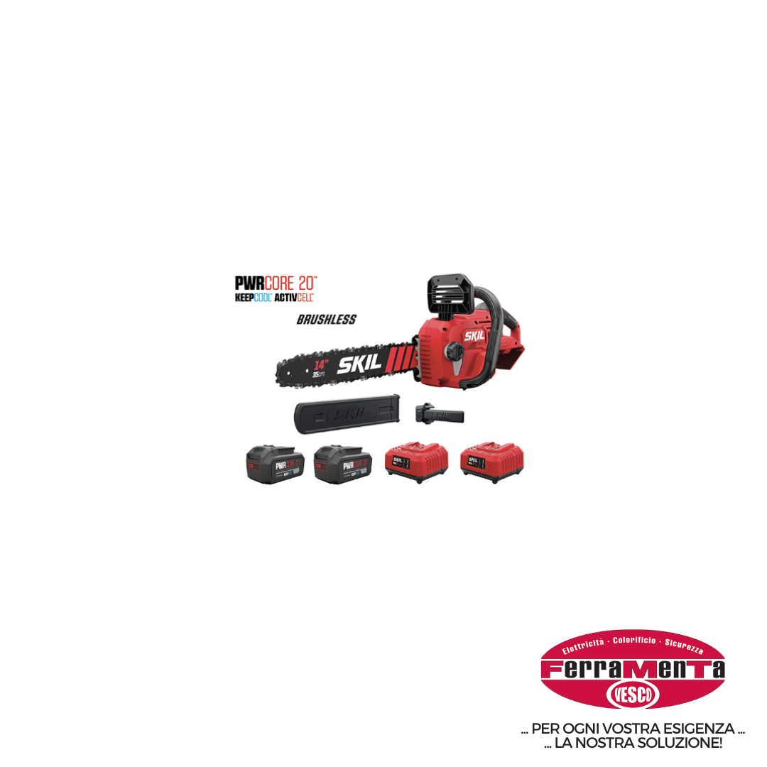ELETTROSEGA SKIL CM.35 2X4AH 0541BA (Cod.art. 669057)