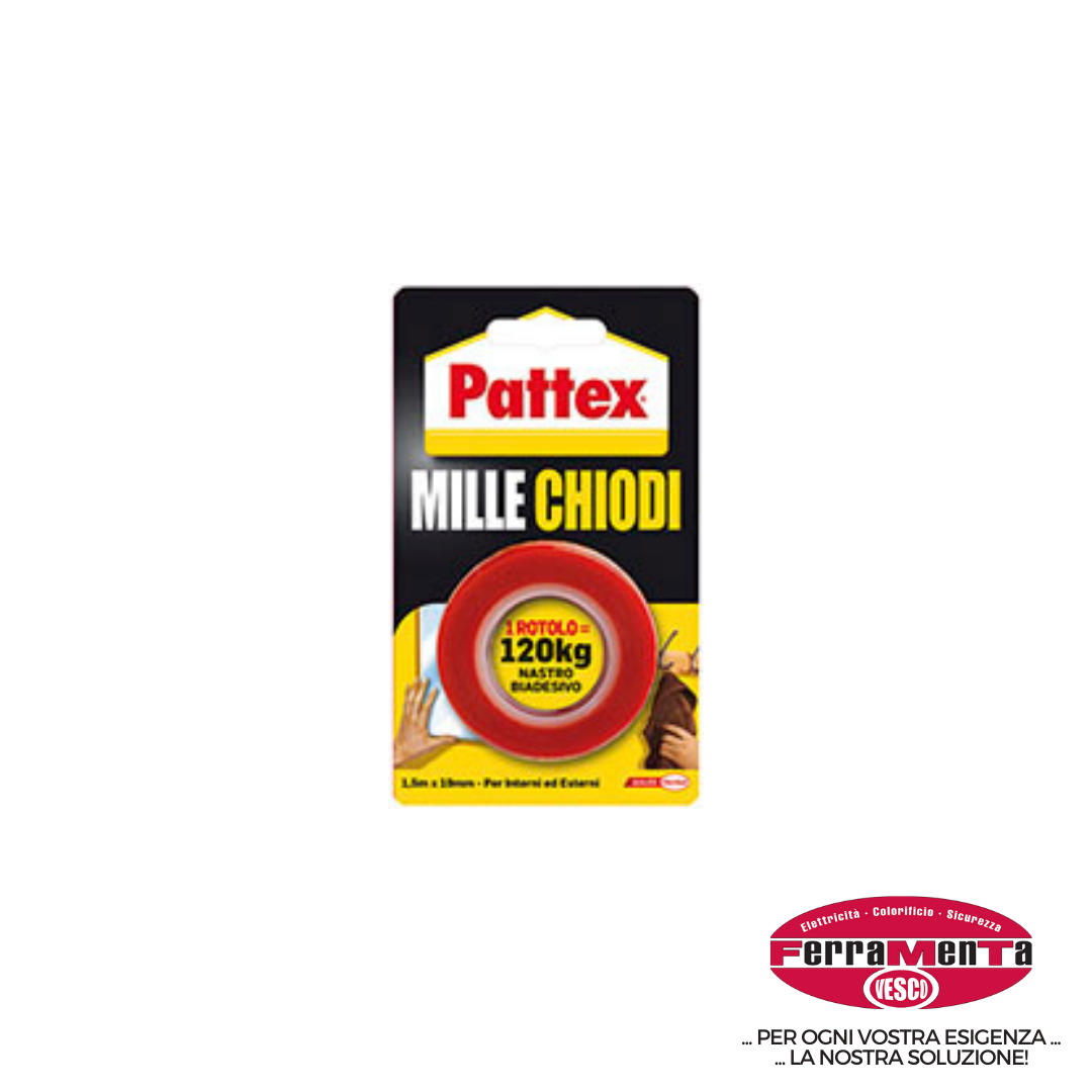 NASTRO BIADESIVO MILLECH.19MM 1,5MT (Cod.art. 695482)