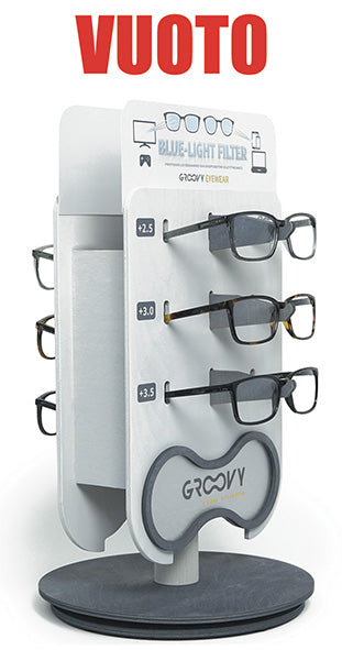 ESPOSITORE OCCHIALI DA LETTURA GROOVY * VUOTO