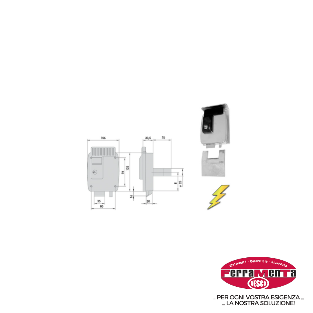 SERRATURE CISA APPLICARE ELETTRICHE