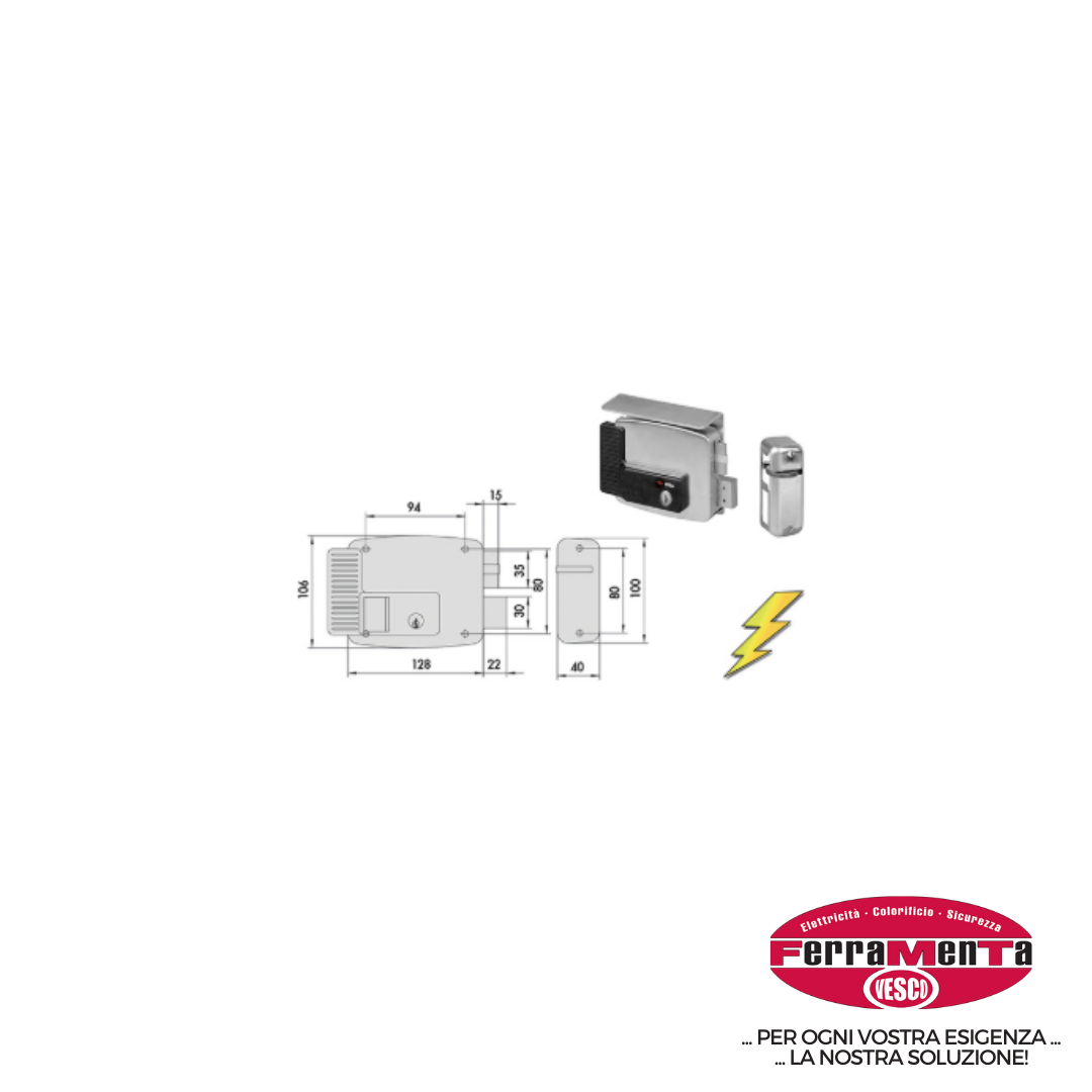 SERRATURE CISA APPLICARE ELETTRICHE