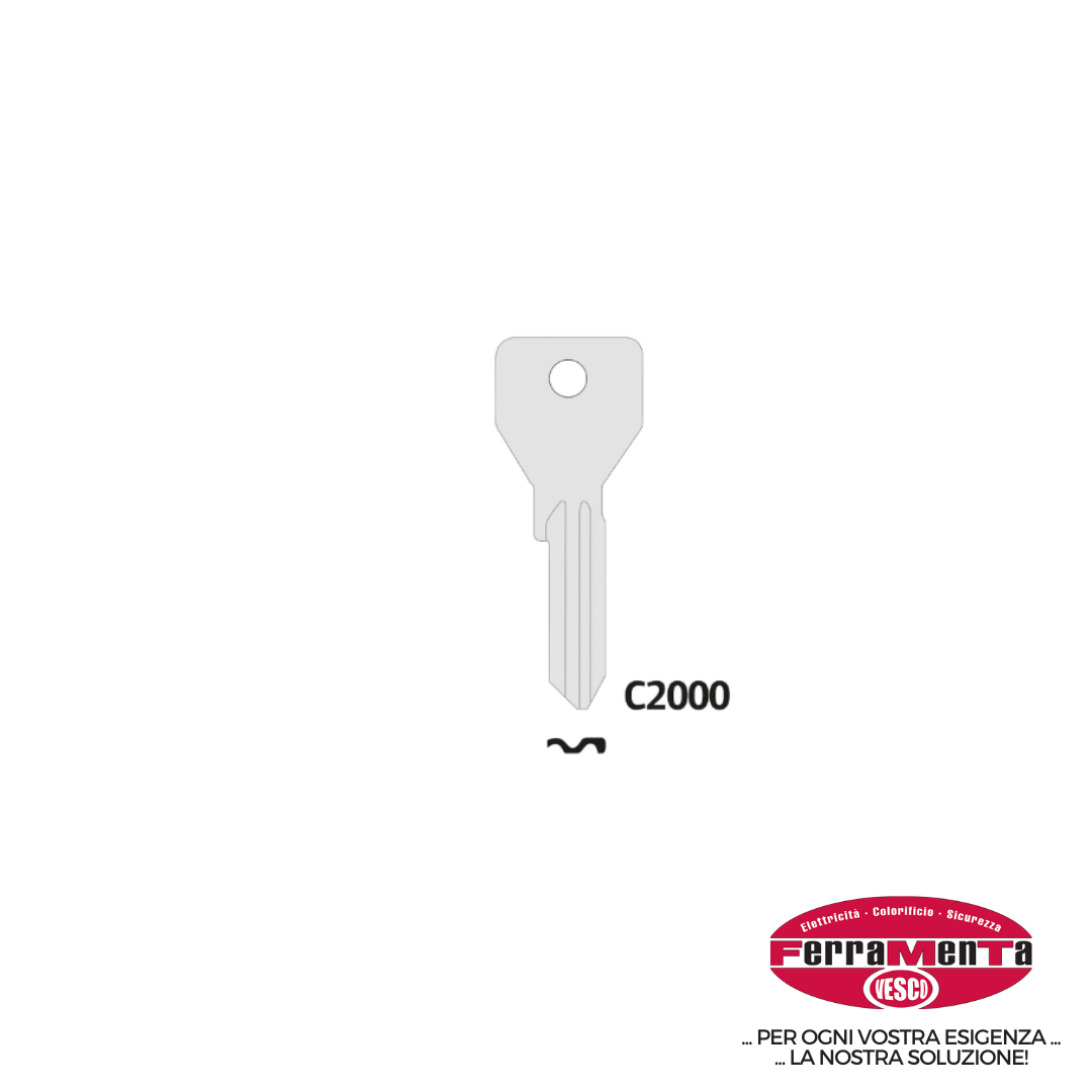 CHIAVI CISA N C2000 01070.10.2 (Pezzi per confezione: 50) (Cod.art. 837712)