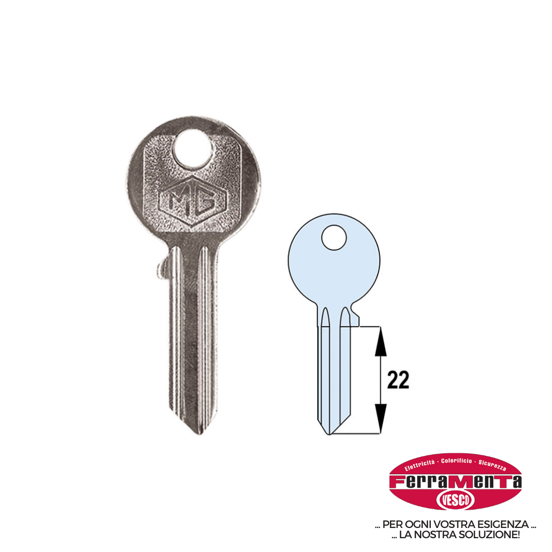 CHIAVI MG N K030420 4SP SX (Pezzi per confezione: 20) (Cod.art. 839251)