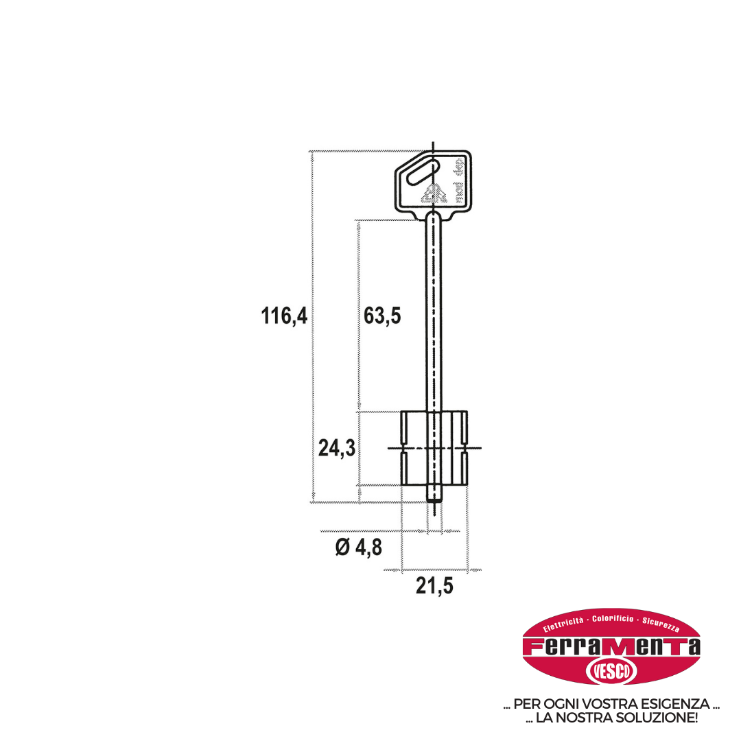 CHIAVI CR S CR10 DM (Pezzi per confezione: 10) (Cod.art. 847370)
