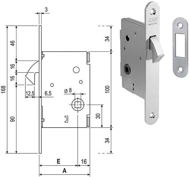SERRATURE AGB PORTE SCORREVOLI