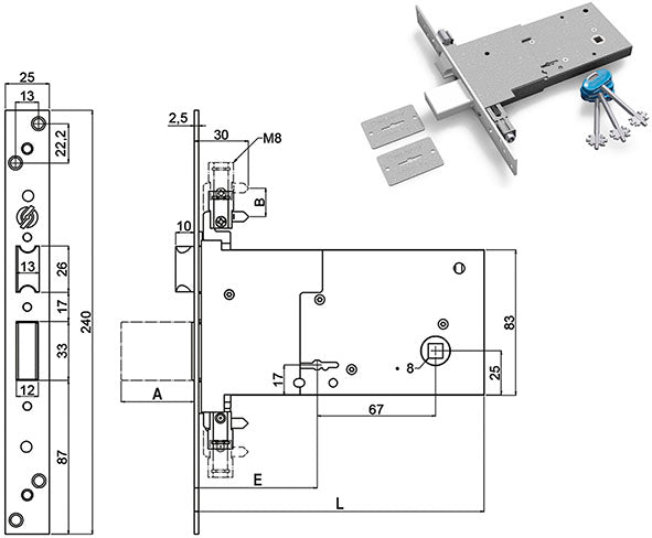 SERRATURE SECUREMME INFILARE