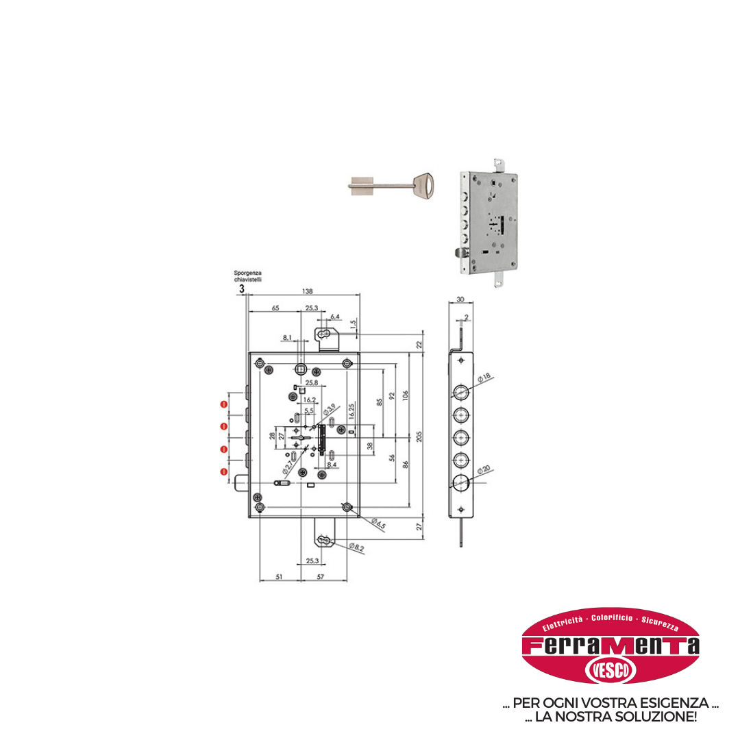 SERR.MULTLOCK MATRIX DM *M* I28 (Cod.art. 879320)