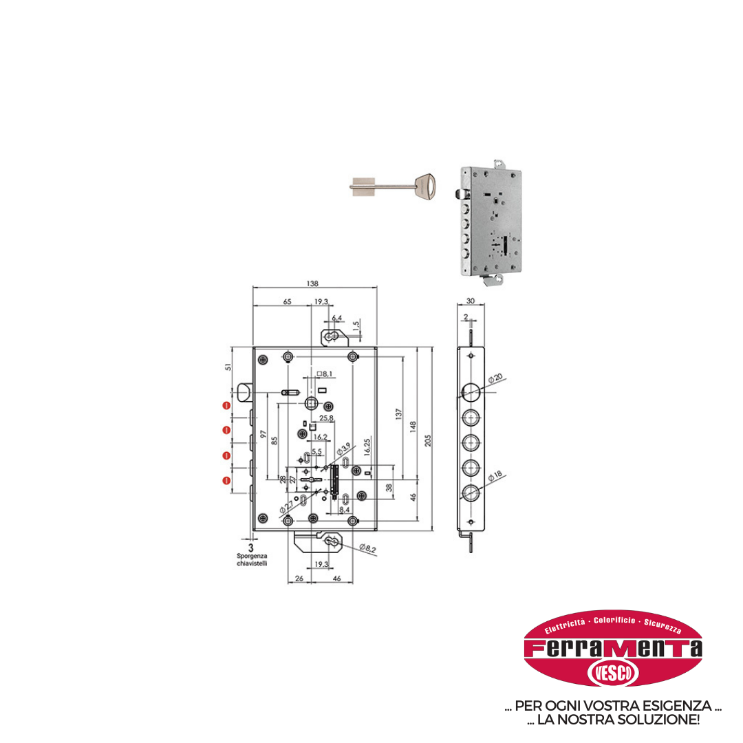 SERR.MULTLOCK MATRIX DM *C* I28 (Cod.art. 879326)
