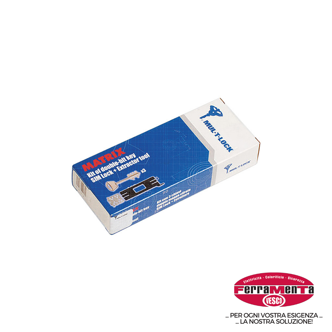 CHIAVI MULTLOCK*KITSIM MATRIX M/C/D (Cod.art. 879344)