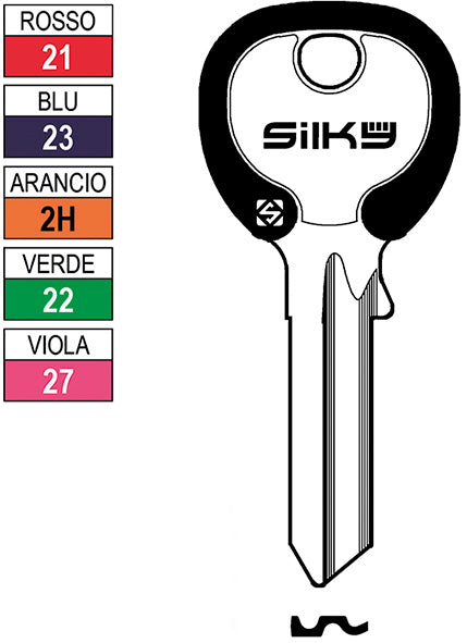 CH.SILCA N AGB SILKY AGB1RDZ (Pezzi per confezione: 100) (Cod.art. 880070)