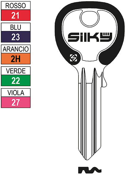 CH.SILCA N ISEO SILKY IE31DZ (Pezzi per confezione: 100) (Cod.art. 880110)