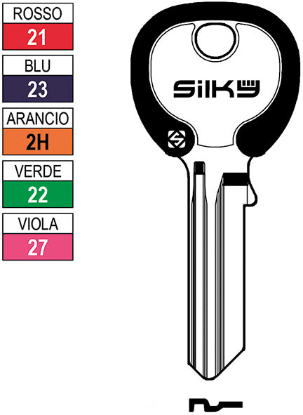 CH.SILCA N MERONI SILKY MER8DZ (Pezzi per confezione: 100) (Cod.art. 880112)