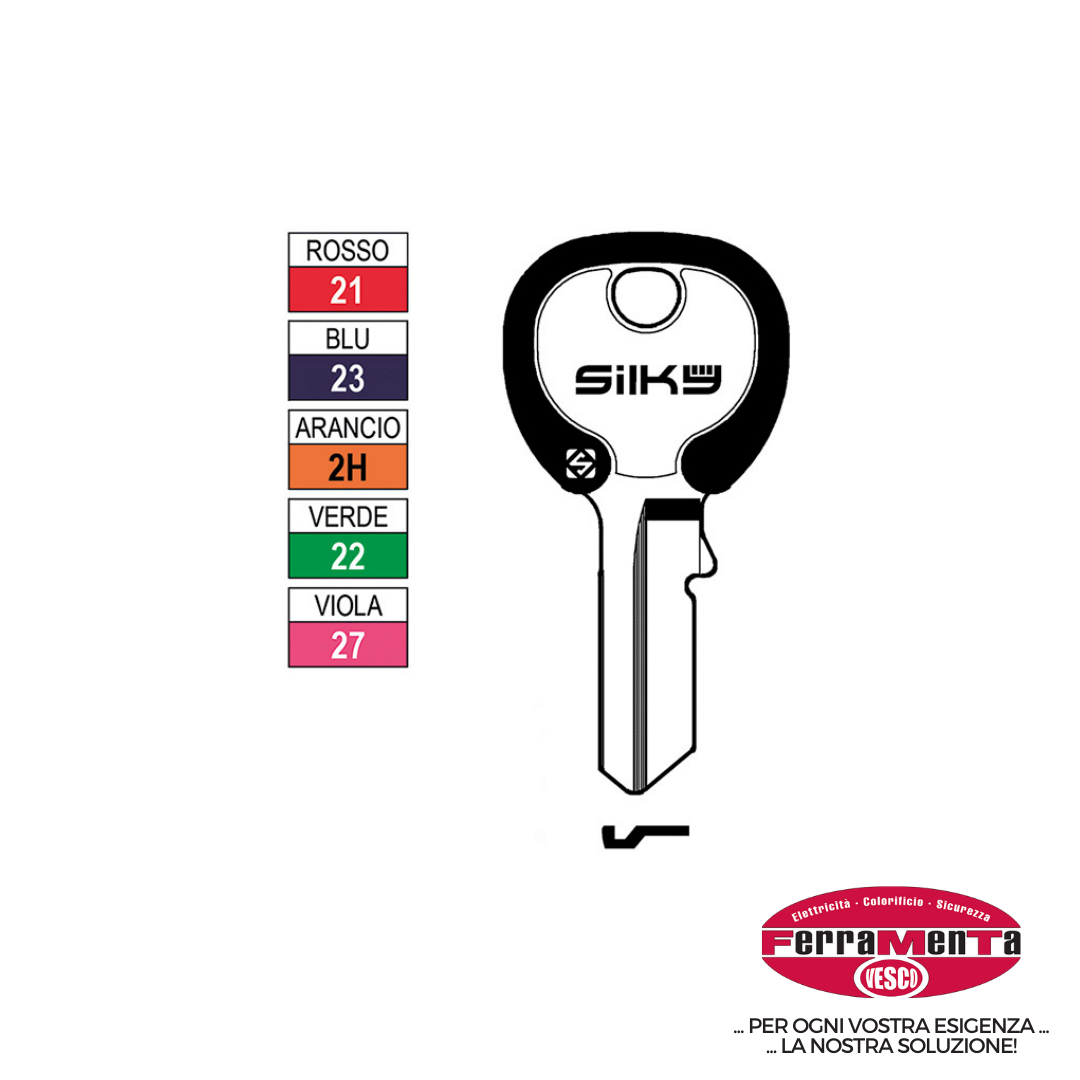 CH.SILCA N VIRO SILKY VI082DZ (Pezzi per confezione: 100) (Cod.art. 880134)