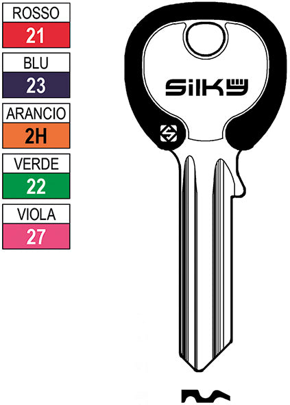 CH.SILCA N WELKA SILKY WE1DZ (Pezzi per confezione: 100) (Cod.art. 880152)