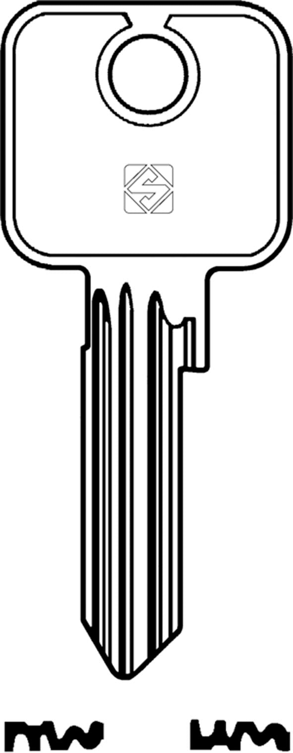 CH.SILCA N CISA CS17 (Pezzi per confezione: 10) (Cod.art. 880368)