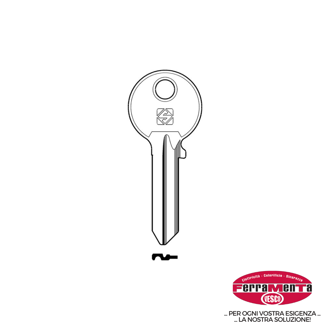 CH.SILCA N CISA CS18 (Pezzi per confezione: 20) (Cod.art. 880372)