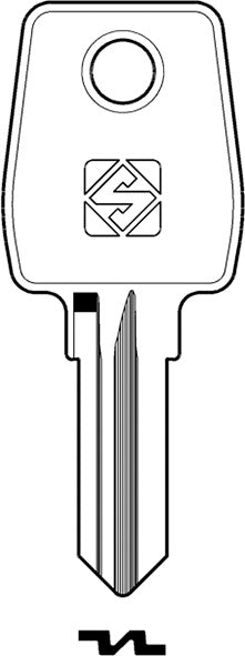CH.SILCA N EURO LOCKS EU13R-10 ACC. (Pezzi per confezione: 20) (Cod.art. 880426)