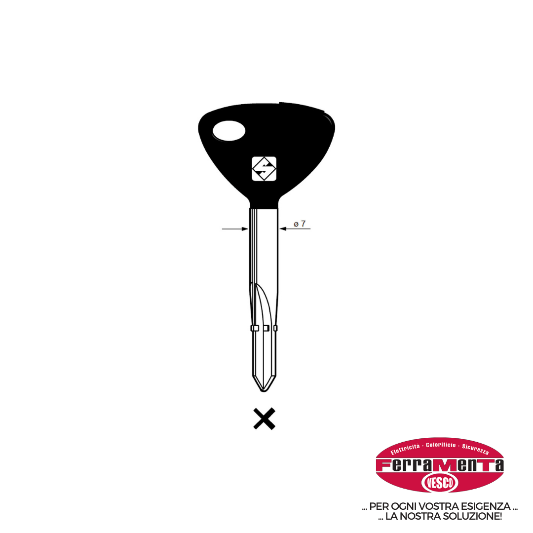 CH.SILCA N YALE XY1P-3K (Pezzi per confezione: 5) (Cod.art. 880912)