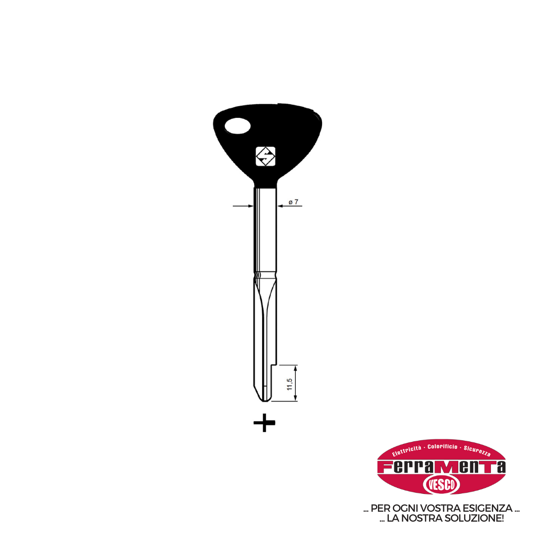 CH.SILCA N YALE XY5P-3K (Pezzi per confezione: 5) (Cod.art. 880916)