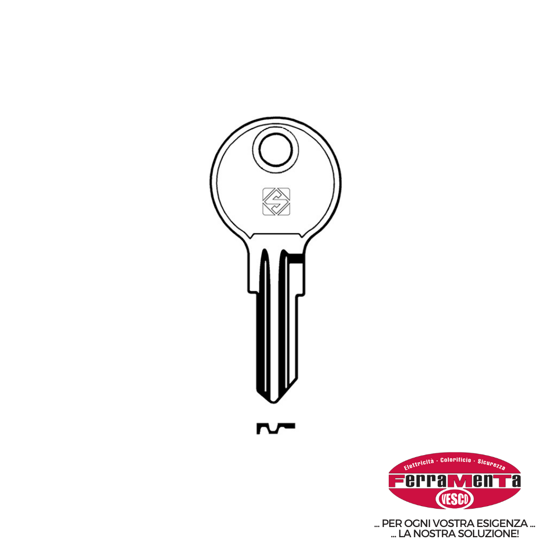 CH.SILCA N YALE YA4-10 ACCIAIO (Pezzi per confezione: 10) (Cod.art. 880918)
