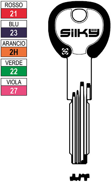 CH.SILCA P CISA SILKY CS70DZ (Pezzi per confezione: 25) (Cod.art. 881171)