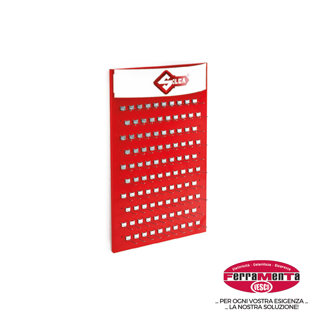 ESPOSITORE SILCA PARETE 100 GANCI (Cod.art. 883206)