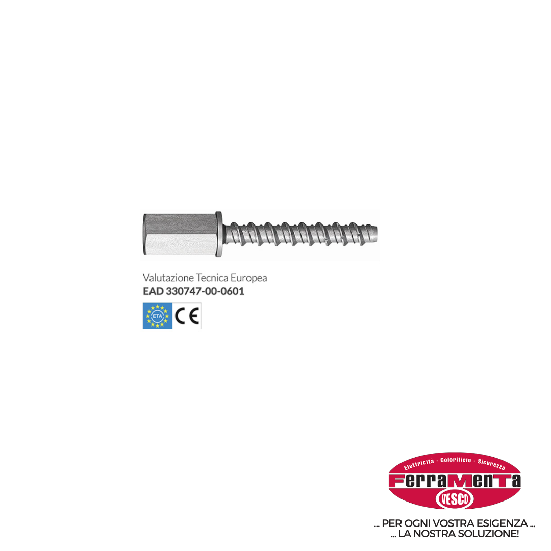 VITI CALCEST.TECFI HXE07 M8/M10DADO (Pezzi per confezione: 50) (Cod.art. 937846)