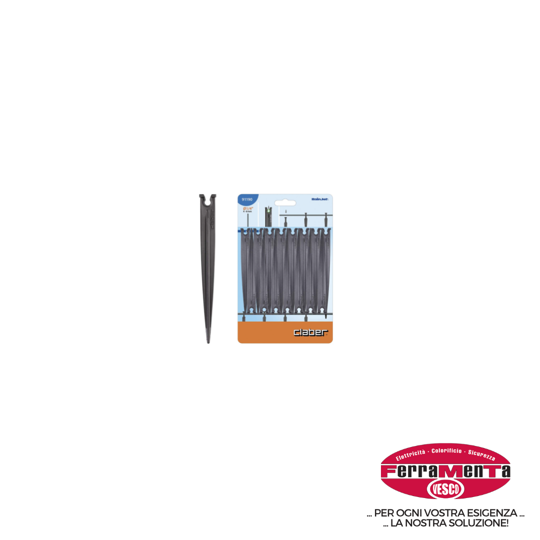 PICCHETTI CLABER XTUBO 1/4 BLI.15PZ (Cod.art. CL91190)