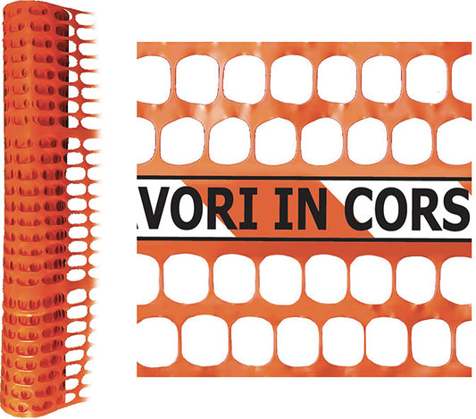 RETE CANTIERE ARANCIO TENAX