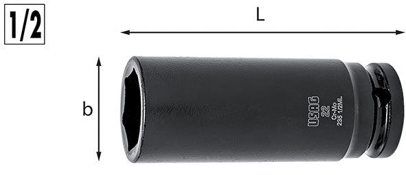 CHIAVI A BUSSOLA F. MACCHINA USAG 235 1/2 ML