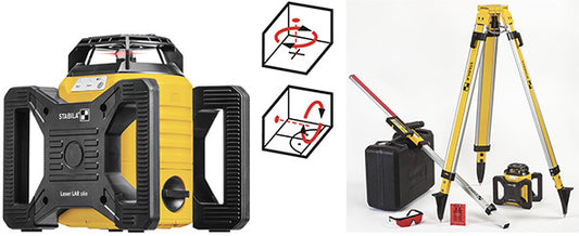 LIVELLE LASER ROTANTI STABILA *KIT* LAR 160