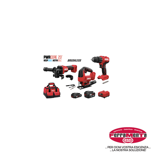 KIT SKIL 3021+3421+3923+2BAT 3368EA (Cod.art. 274733)