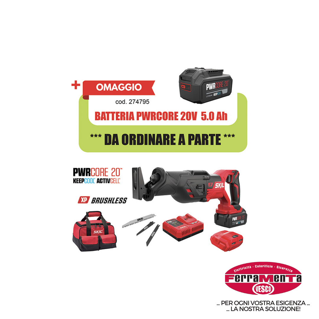 SEGHE DIRITTE BATTERIA SKIL